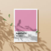 Panther Movie Roze - Witte rand Perfect Poster