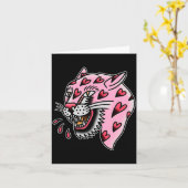 Panther Nk X Heart Love Traditional Premium Tri-bl Kaart (Gele Bloem)