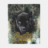 "Panther on the Prowl" Fleece Deken (Voorkant)