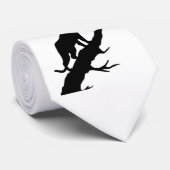 Panther op elke kleur stropdas (Opgerold)