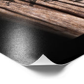 Panther-panter uit hout foto afdruk (Hoek)