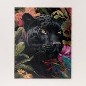 Panther Peking Out Oerwoud Jigzaag Puzzle Legpuzzel (Verticaal)