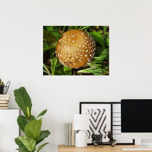 Panther Pet paddenstoel Poster (Thuiskantoor)