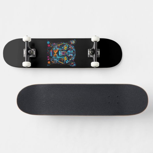Panther Pop Art Persoonlijk Skateboard (Horizontaal)