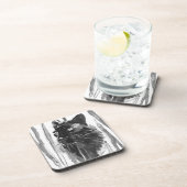 Panther Portrait Bier Onderzetter (Rechterzijde)