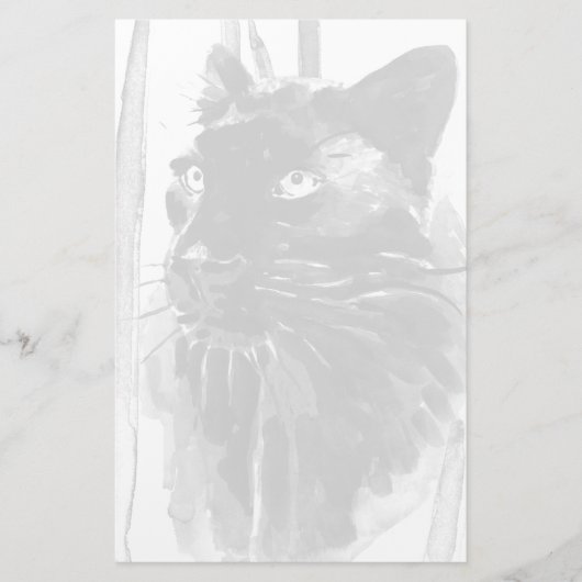 Panther Portrait Briefpapier (Voorkant)