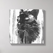 Panther Portrait Canvas Afdruk (Voorkant)