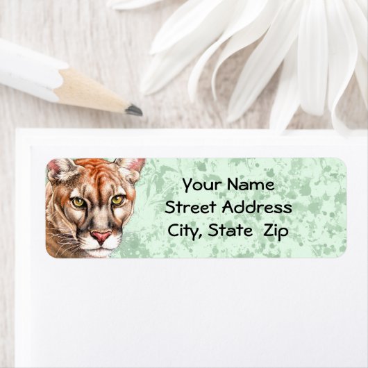 Panther Portrait Etiket (Insitu)