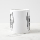 Panther Portrait Grote Koffiekop (Voorkant)