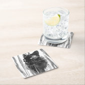 Panther Portrait Kartonnen Onderzetters (Insitu)