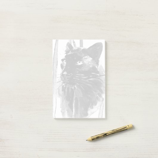 Panther Portrait Post-it® Notes (Op bureau)