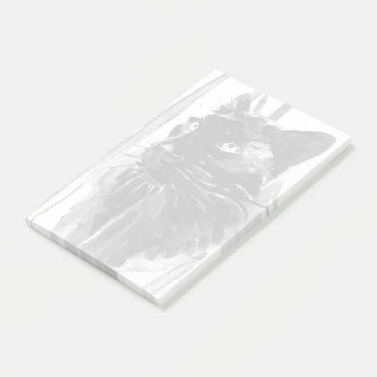 Panther Portrait Post-it® Notes (Schuin)