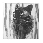 Panther Portrait Tegeltje (Voorkant)