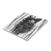 Panther Portrait Tegeltje (Zijkant)