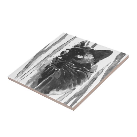 Panther Portrait Tegeltje (Zijkant)