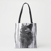 Panther Portrait Tote Bag (Voorkant)