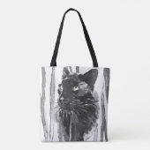 Panther Portrait Tote Bag (Achterkant)