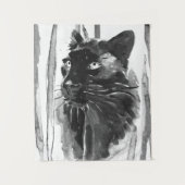 Panther Portrait Wandkleed (Voorkant)