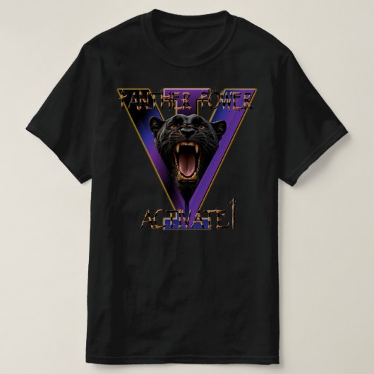 Panther Power Activeren T-shirt (Design voorkant)