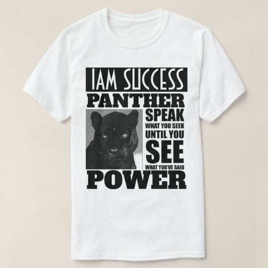 PANTHER POWER T-SHIRT (Design voorkant)
