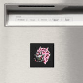 Panther Roze X Hart Liefde Traditionele Flash Prem Magneet (Insitu (Vaatwasser))