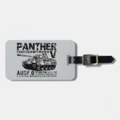 Panther Tank Bagagelabel (Voorkant horizontaal)