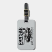 Panther Tank Bagagelabel (Voorkant verticaal)