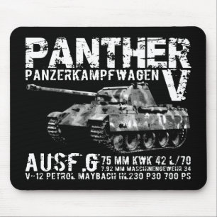 Panther Tank Mousepad Muismat
