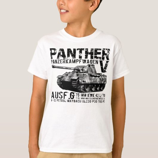 Panther Tank T-Shirt (Voorkant)