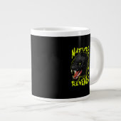 Panther vector illustratie grote koffiekop (Voorkant rechts)
