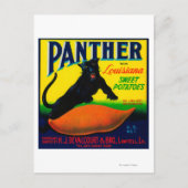Panther Yam LabelLawtell, LA Briefkaart (Voorkant)