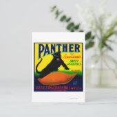 Panther Yam LabelLawtell, LA Briefkaart (Staand voorkant)