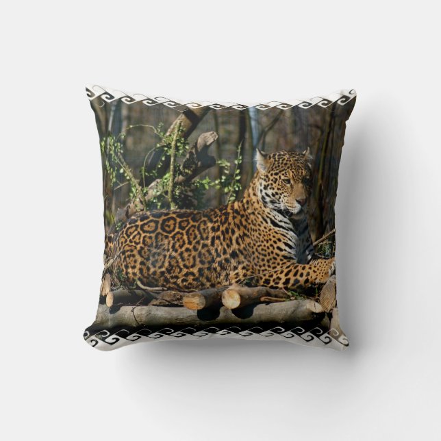 Panthera Jaguar Pillow Kussen (Voorkant)