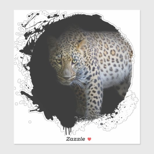 Panthère Animal Vie Sauvage Jungle Nature Duitver Sticker (Vel)