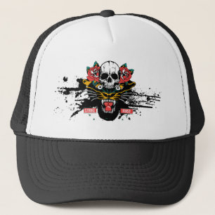 panthere tattoo crane rose bloem de sterfte stri trucker pet