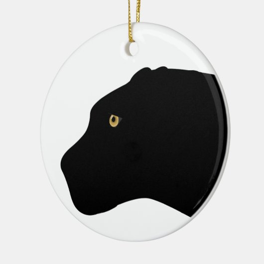 PantherOrnament Keramisch Ornament (Links)