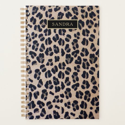 Pantherpatroon en -naam van afbeelding planner (Voorkant)
