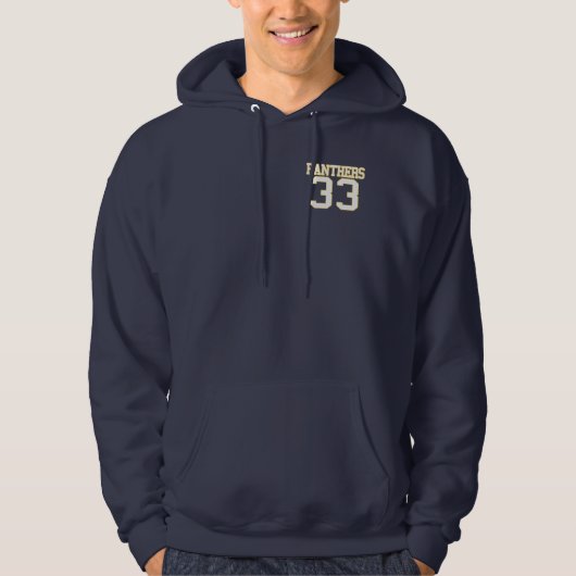 panthers_33WHITE Hoodie (Voorkant)
