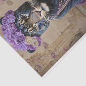 Panther's Floral Grace Tissuepapier (Detail)