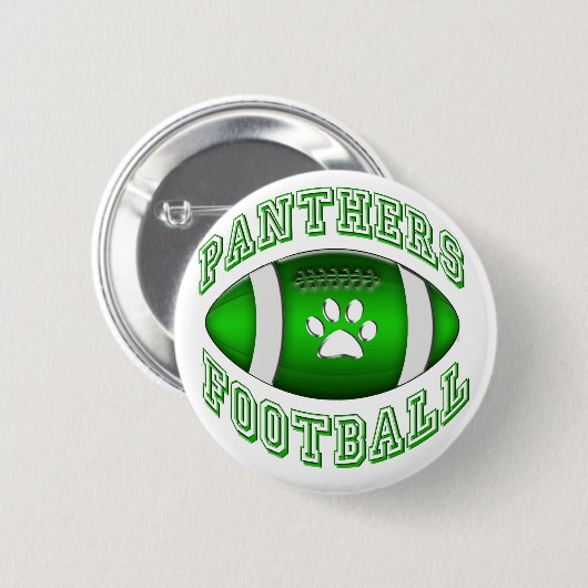 Panthers Football Ronde Button 5,7 Cm (Voorkant /achterkant)