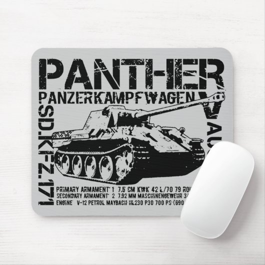Panthertank Muismat (Met muis)