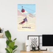 Panticosa Spanje Ski Resort Poster (Thuiskantoor)