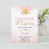 Panties en lingerie-uitnodiging kaart (Staand voorkant)