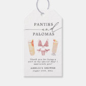 Panties & Palomas Bruidsmeisje Bachelorette Cadeaulabel (Voorkant)