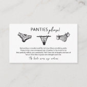Panties Panty Game Panties invoegen Kaart (Voorkant)