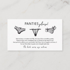 Panties Panty Game Panties invoegen Kaart