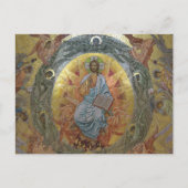 Pantocrator Jezus Christus Heer van alle Icoon Briefkaart (Voorkant)