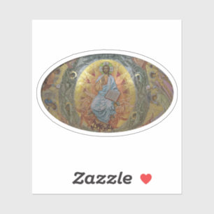 Pantocrator, Jezus Christus, Heer van alle Icoon Sticker