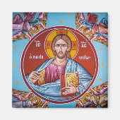 Pantocrator Lord of All Orthodox Christelijk Icon Magneet (Voorkant)