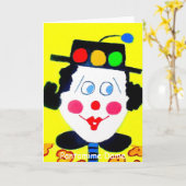 Pantomime Dame Kaart (Gele Bloem)